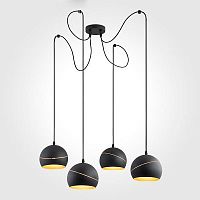 подвесная люстра tk lighting 2221 yoda black orbit в Чите