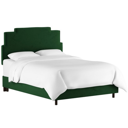 кровать двуспальная 160х200 зеленая paxton emerald velvet в Чите