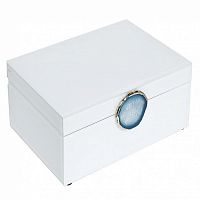 шкатулка для украшений белая 28x10x20 см в Чите