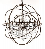люстра foucault's orb crystal d75 антик (темная) коричневая в Чите