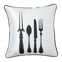 подушка со столовыми приборами tableware white в Чите