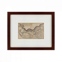 картина: drawing in the saz style of a dragon amid foliage, османская империя, 1540 в Чите
