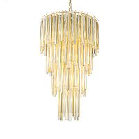 люстра gigi 13 gold от delight collection прозрачная/золото в Чите