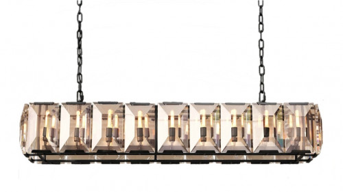 люстра harlow l130 черное основание, прозрачное стекло в Чите