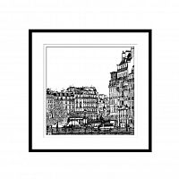 постер ile saint-louis черный в Чите