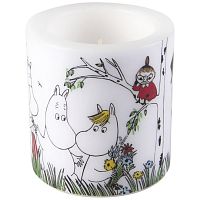 свеча большая moomin счастливое семейство, 8 см в Чите