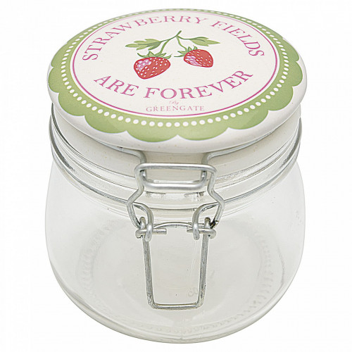 банка стеклянная strawberry pale green в Чите