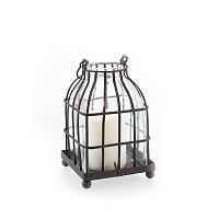 подсвечник-фонарь металлический со стеклом bird in cage i, 15 см в Чите