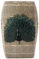 керамический столик-табурет garden stool с павлином в Чите