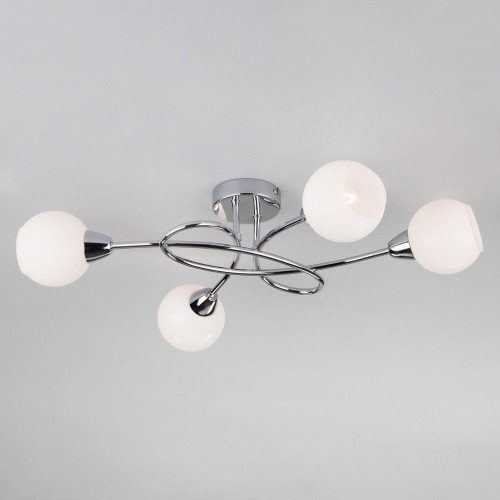 потолочная люстра eurosvet whitney 30133/4 хром в Чите