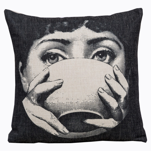 арт-подушка tea time fornasetti в Чите