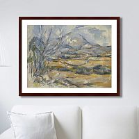 картина: montagne sainte-victoire, 1890г. в Чите