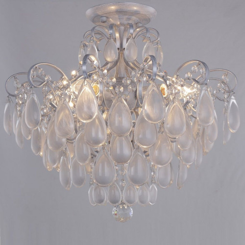 потолочная люстра crystal lux sevilia pl4 silver в Чите