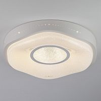 потолочный светодиодный светильник eurosvet shine 40011/1 led белый в Чите