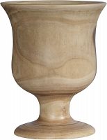 ваза кубок деревянная 17х22 см goblet в Чите
