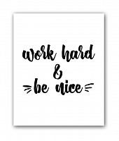 постер be nice а3 в Чите