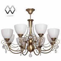 подвесная люстра mw-light фелиция 347016608 белая в Чите