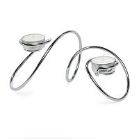 подсвечник металлический на 2 свечи для чайных свечей t-loop, 14,3 см в Чите