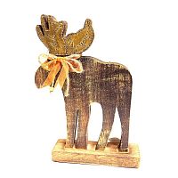 украшение новогоднее деревянное олень reindeer, 29х19х6 см в Чите