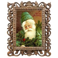 репродукция старинной рождественской гравюры a marry christmas в Чите