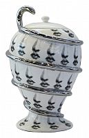 декоративная ваза с крышкой пьеро форназетти serpentino silver в Чите