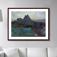 картина: rocky peak, 1875г. в Чите