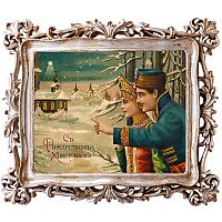 картина «с новым годом!» в раме «амели силвер», версия 18 в Чите