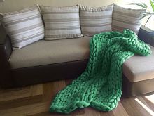 плед нежность зелёный большой в Чите