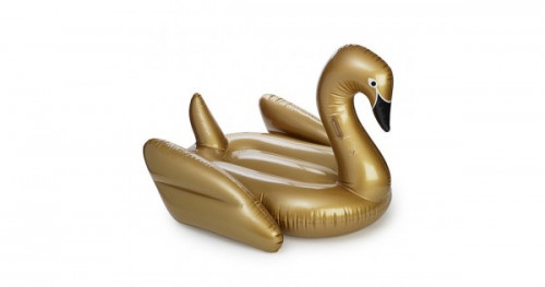 надувной круг swan золотой в Чите
