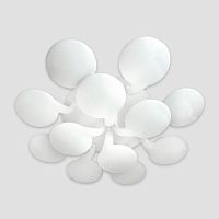 потолочная светодиодная люстра ambrella light orbital cloud fc26/12 wh 432w d1140 в Чите