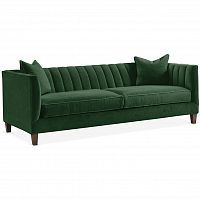 диван penelope sofa прямой зеленый в Чите