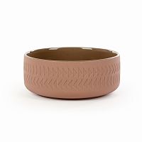 тарелка tactile диаметр 15 коричневый в Чите