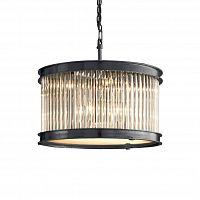 люстра essex crystal 45 черное основание, прозрачное стекло в Чите