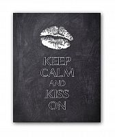 постер keep calm and kiss а4 в Чите