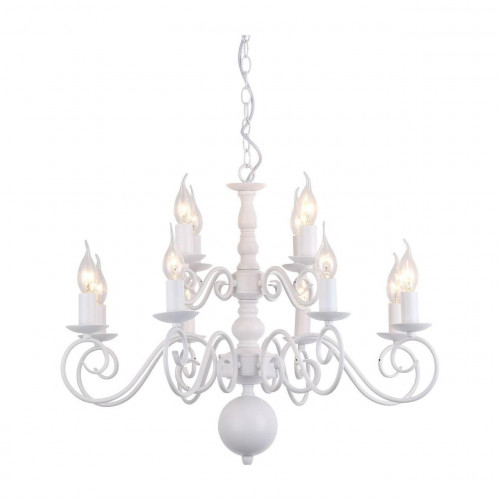 подвесная люстра arte lamp a1129lm-12wh в Чите
