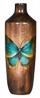 ваза настольная fresco turquoise butterfly в Чите