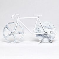 нож для пиццы из нержавеющей стали the fixie, белый мрамор в Чите