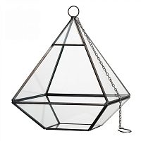 флорариум стеклянный с подвесом diamond shape в Чите