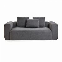 диван blok sofa 2 темно-серый от la forma (ex julia grup) в Чите