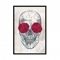 постер in love to death разноцветный в Чите