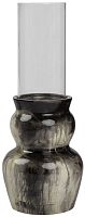 подсвечник фигурный серый со стеклом colors grey, 76 см в Чите