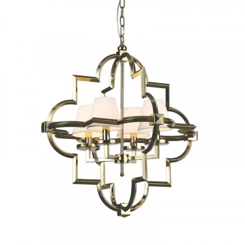 люстра mandeville m gold от delight collection золото, белая в Чите