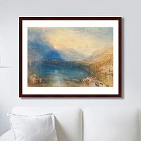 картина: the lake of zug, 1842г. в Чите