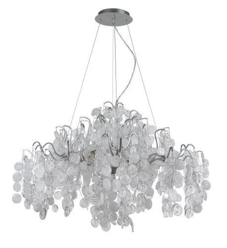 подвесная люстра crystal lux tenerife sp9 silver в Чите