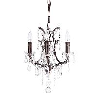 люстра 19th c. rococo iron & clear crystal round vol.i бронза в Чите
