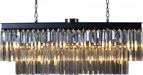 люстра odeon l110 black&glass чёрная, прозрачная в Чите