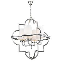 люстра mandeville l nickel от delight collection белая/никель в Чите