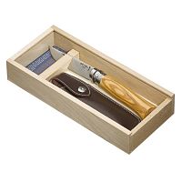 нож stainless steel с ручкой из оливы 8,5 см в Чите