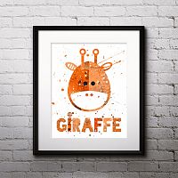 постер giraffe а4 в Чите