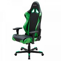 кресло геймерское dxracer racing черно-зеленое в Чите